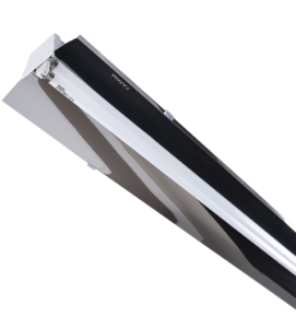 PL – 1x T5 Linear Fluorescent Fixture-Simplified, lightened and economical version of the LINE family, linear-band type can be attached end-to-end, with emergency kit options