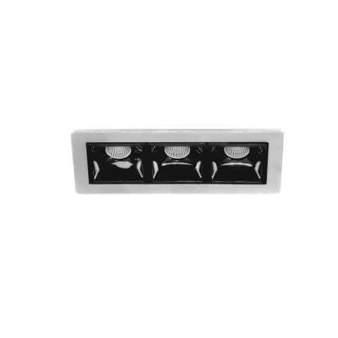 KHITA X3- Mini Recessed LED Spotlight - Khita – 3x Recessed Mini SpotLight fixture – white